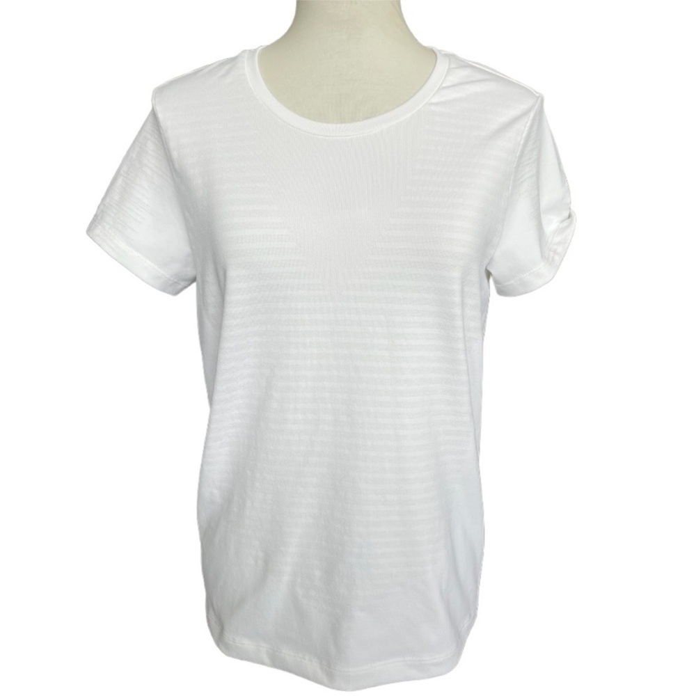 Tuff Athletics Seamless Tees - Bundle of 2 in white and turquoise/teal Small - Picture 7 of 10
